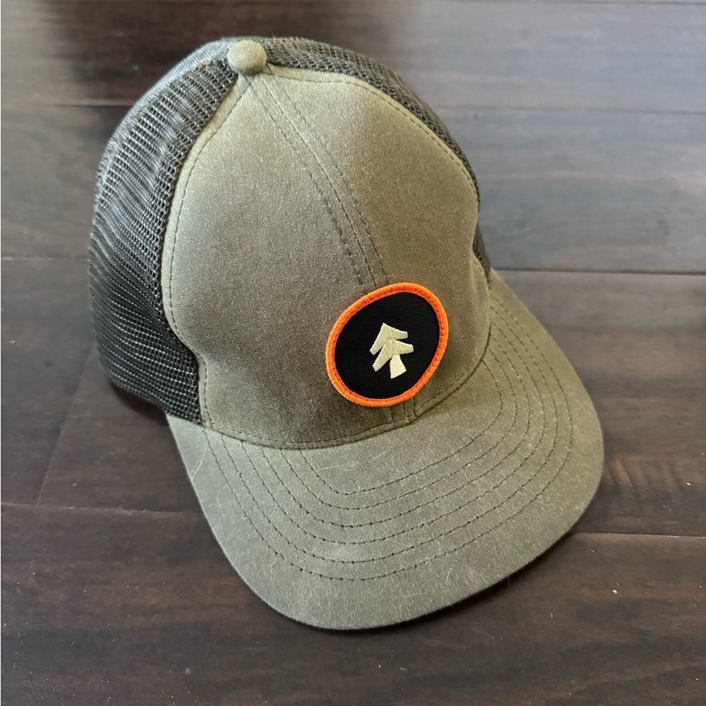 Huckberry waxed trucker hat - green